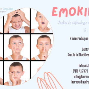EmoKids – Atelier 5/9 – sophrologie et expression de ses émotions par le jeu et l’art-thérapie