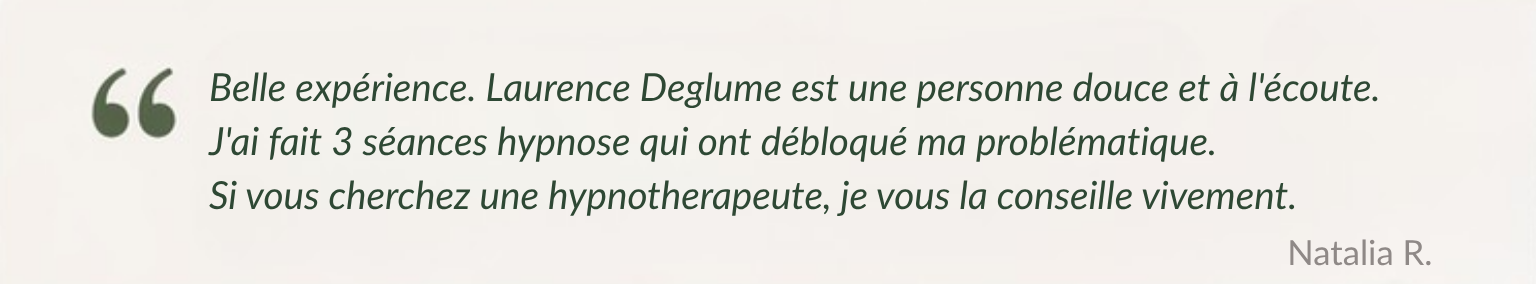 Laurence Deglume - avis client
